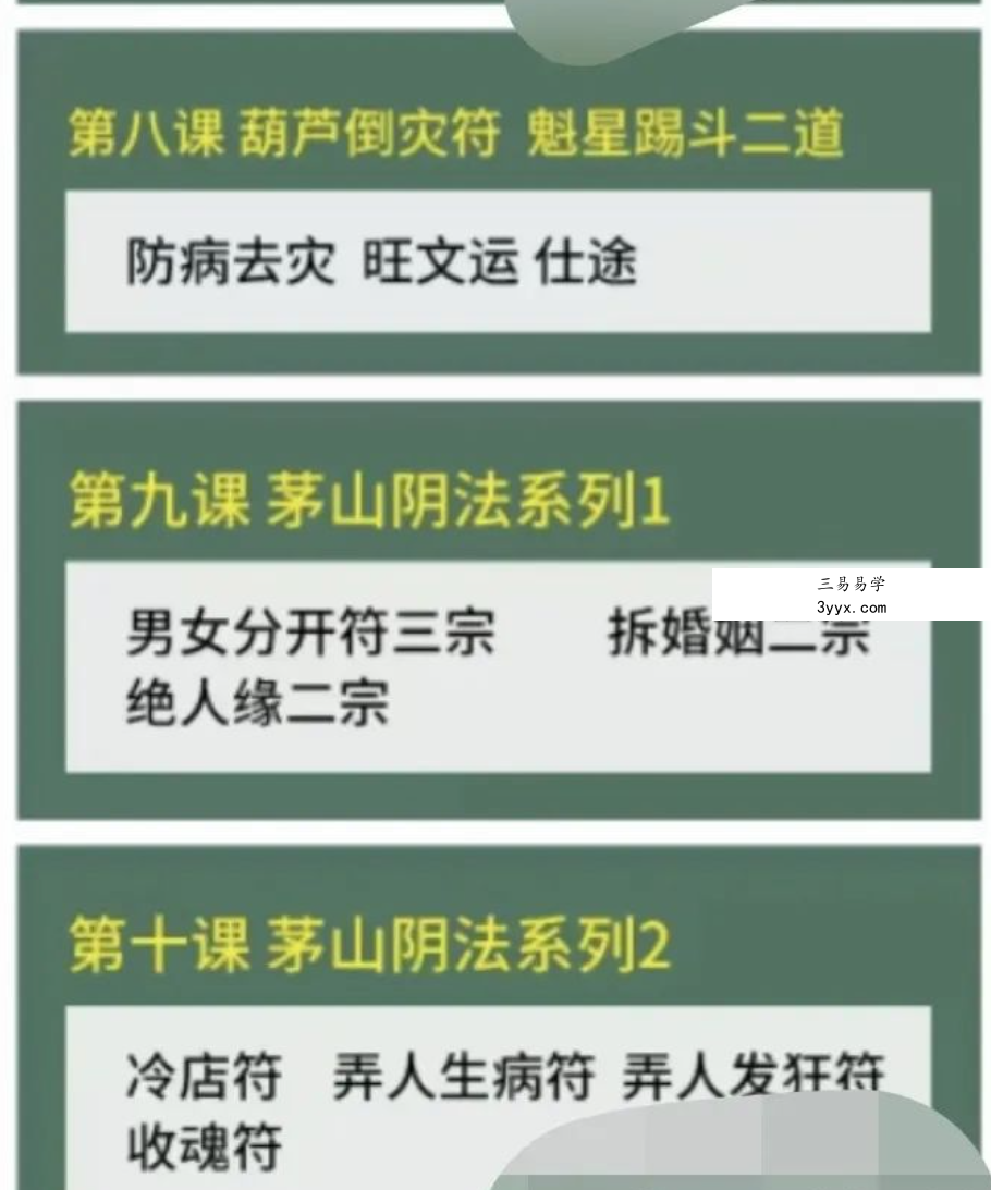 顾海东 茅山上清真形符10集+资料 资料图片