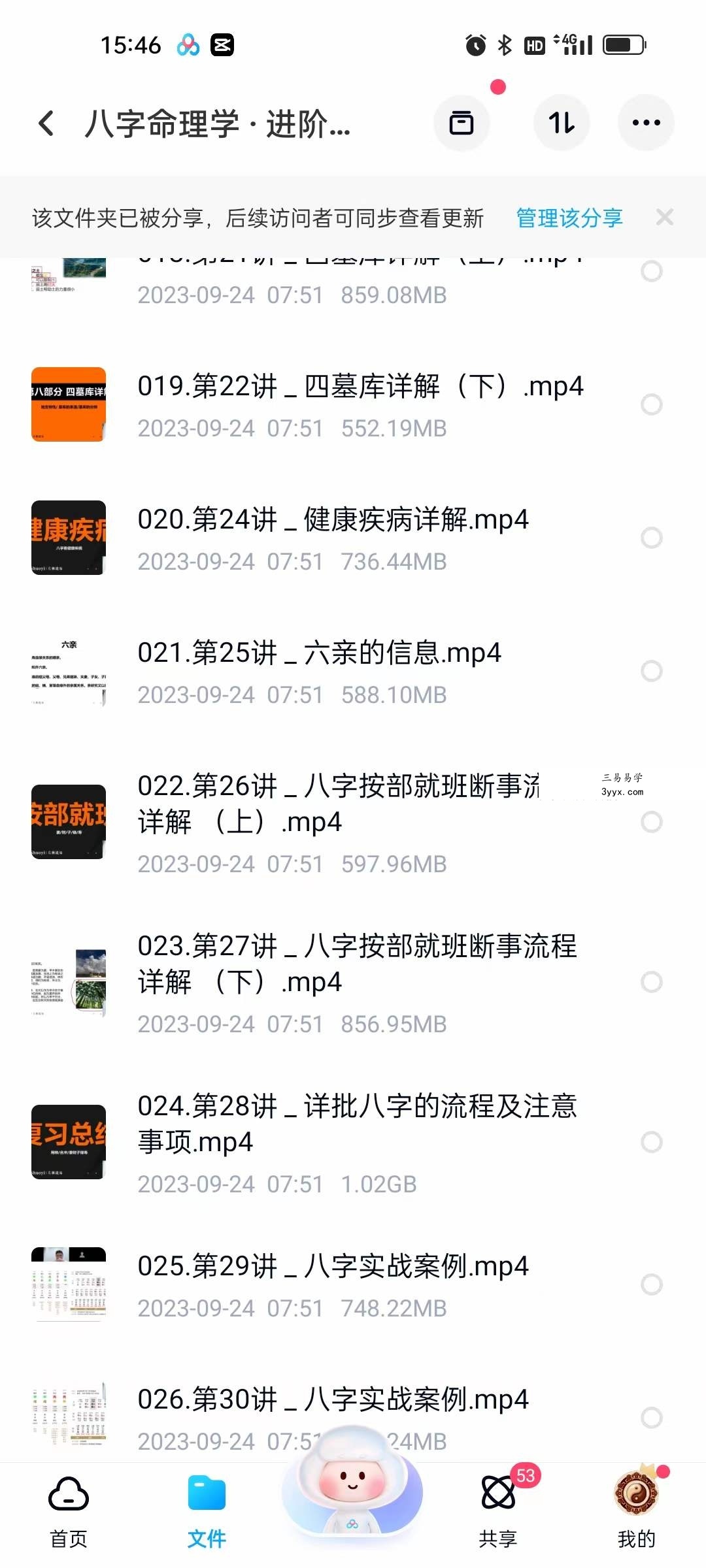 左林说易 李林 八字命理学 · 进阶班（中阶）30集 资料图片