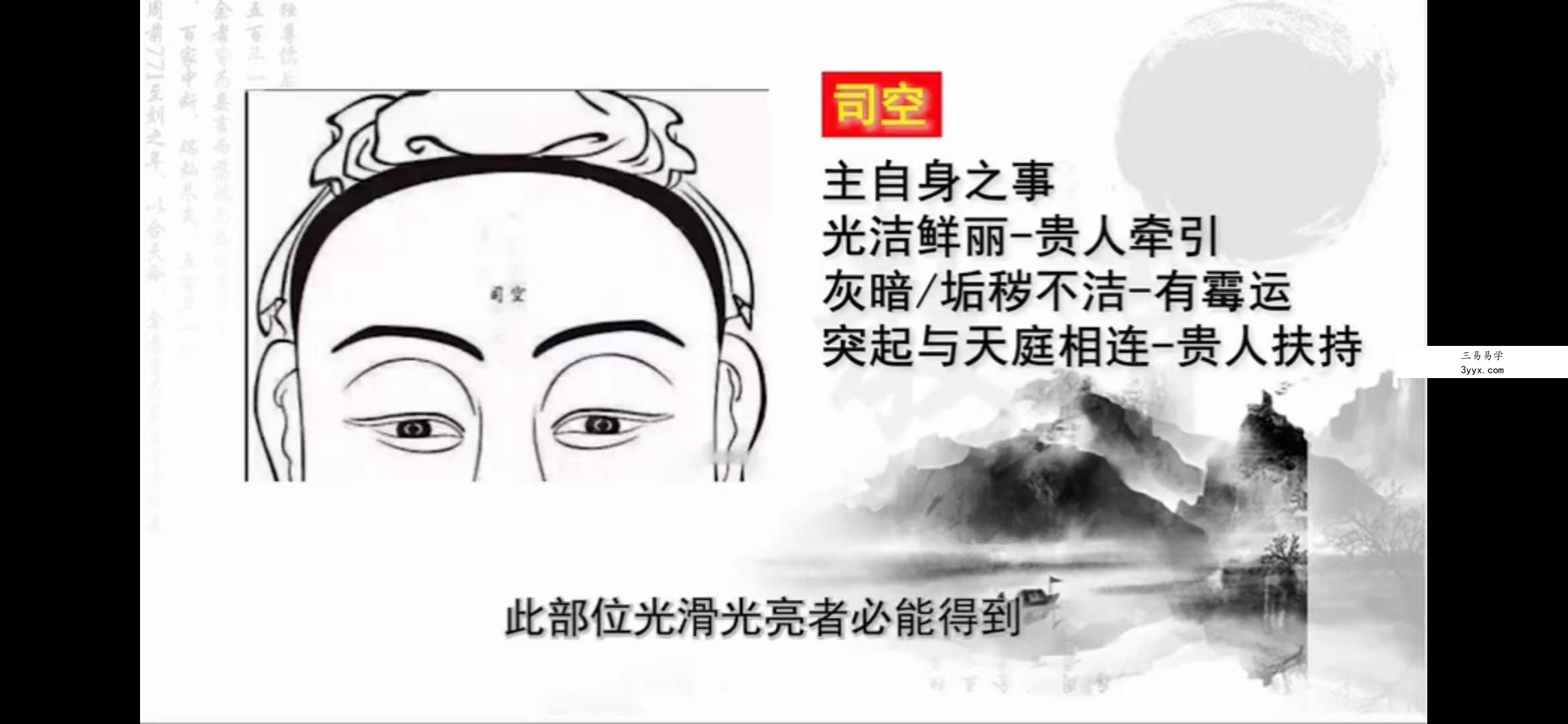 德置教育 五官面相流年判断法13集 资料图片