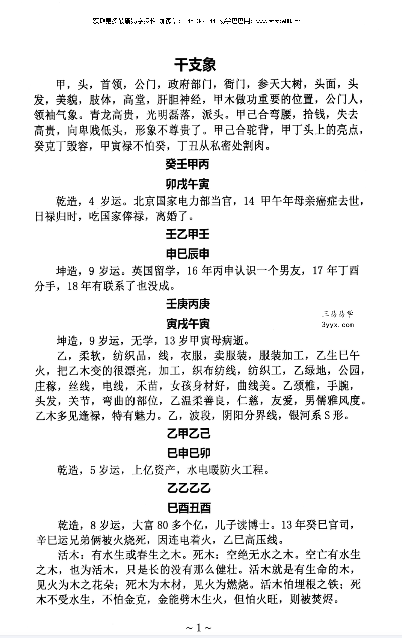 赵峰《八字命例》112页 资料图片