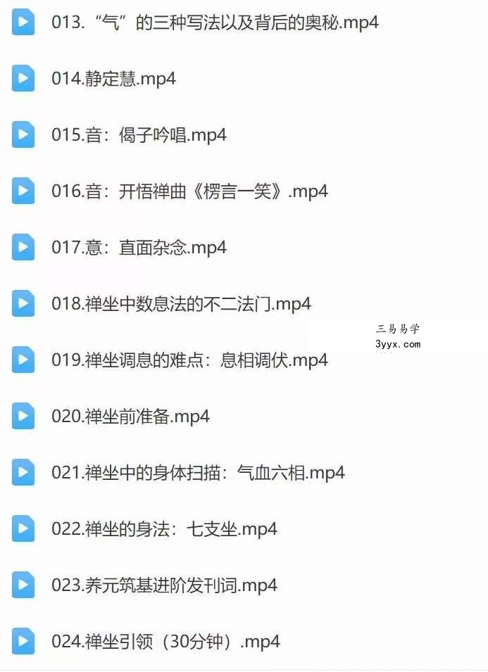 迷罗 14天养元筑基进阶训练营 全24讲视频课 资料图片