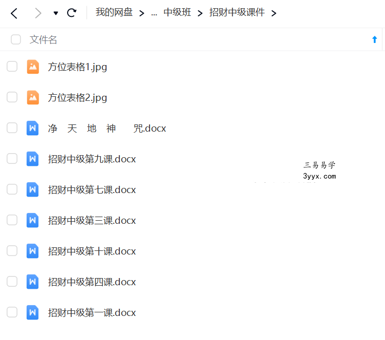 楚恒易学 许光明 招财改运初级+中级+高级 视频+课件 资料图片