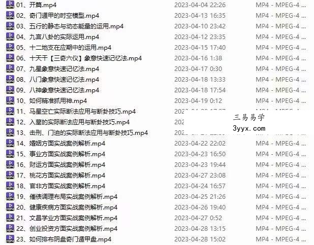 般若丞晏阴盘奇门初中阶研修班23集 资料图片