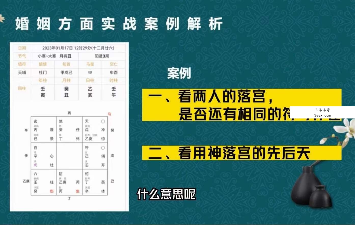般若丞晏阴盘奇门初中阶研修班23集 资料图片