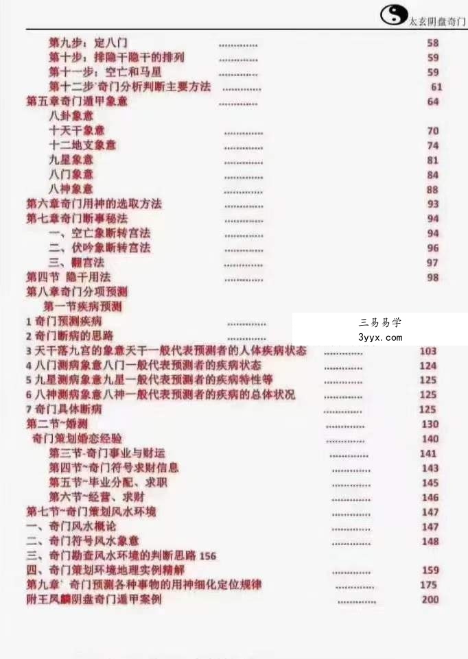 道家太玄阴盘奇门 266页 移动网盘下载 资料图片