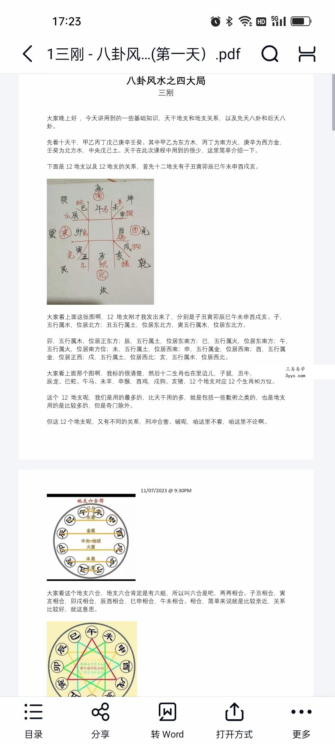 三刚老师 八大风水四大局 资料图片