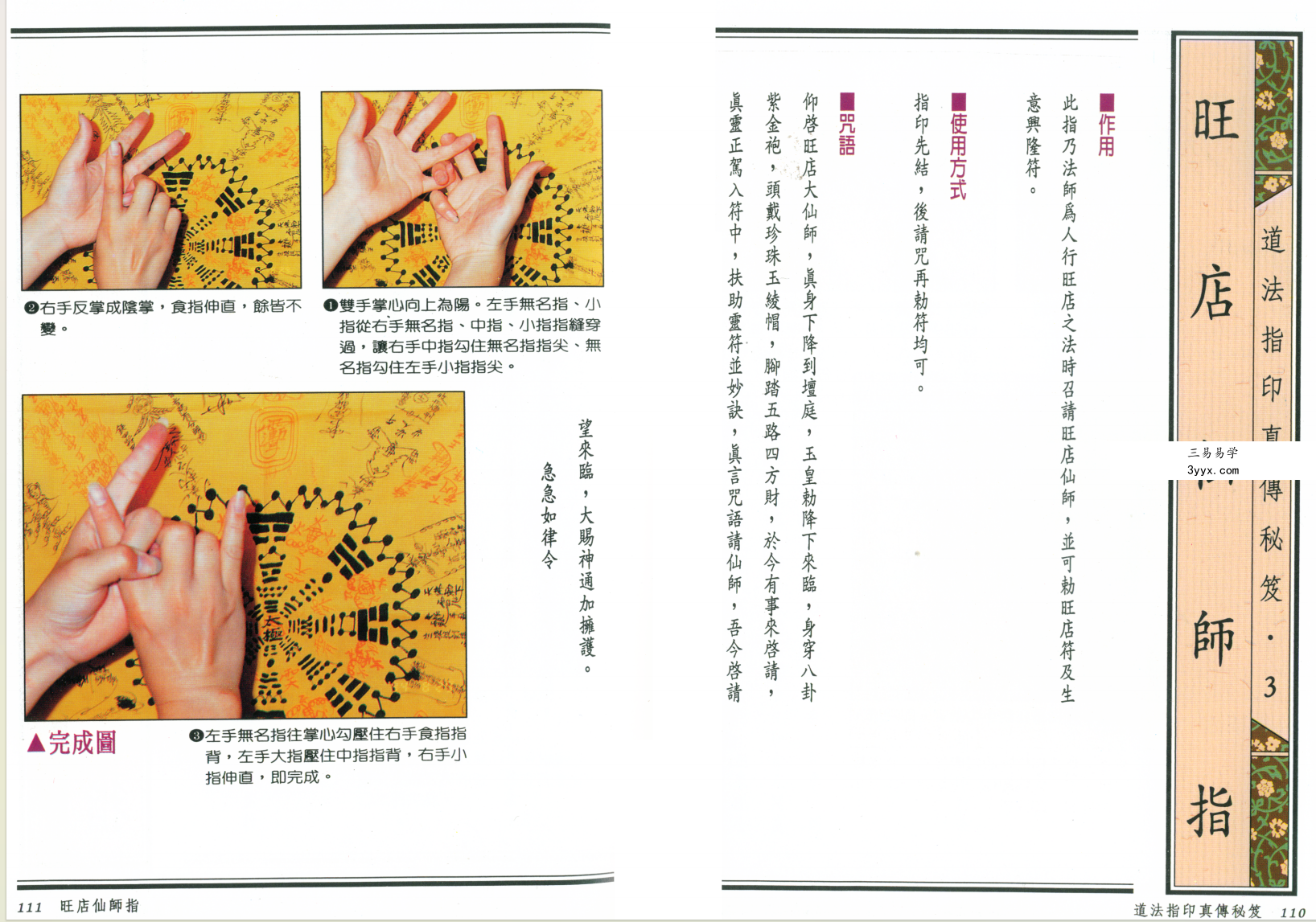 法玄山人 道法指印真传秘笈 114页 资料图片