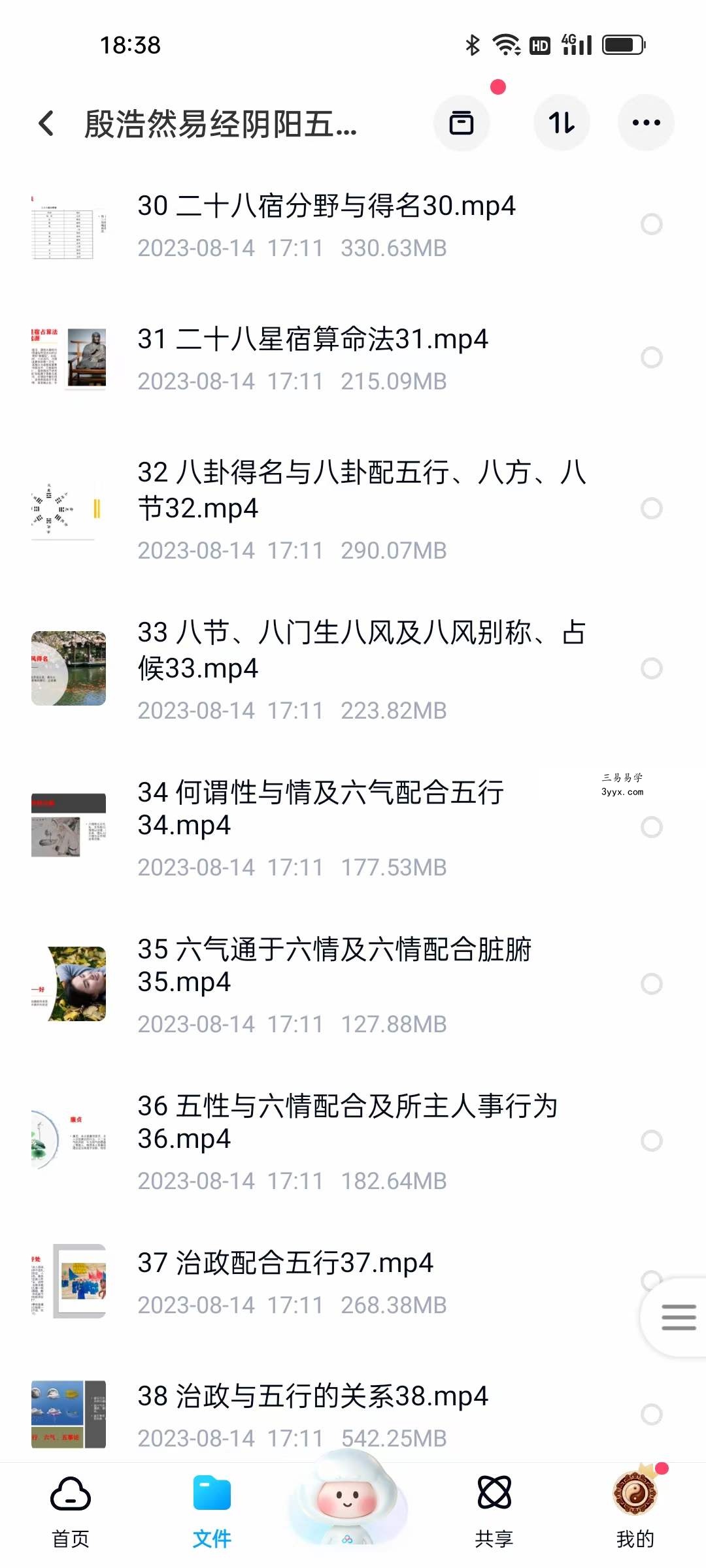 殷浩然易经阴阳五行数术集成上部+下部 资料图片