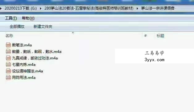 茅山法一宗 五雷掌秘法 资料图片