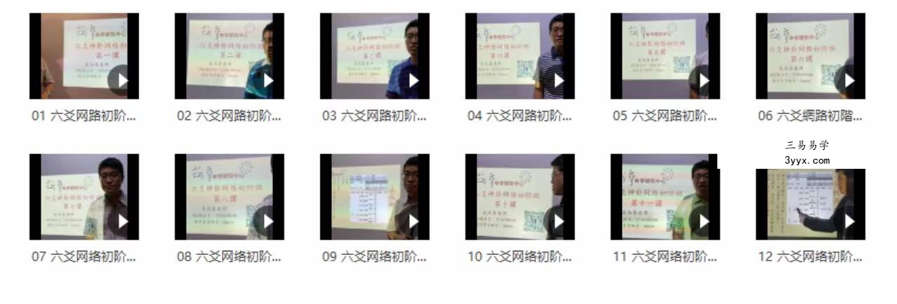 吴尚易老师六爻神卦初级中级高级班全套课程 资料图片