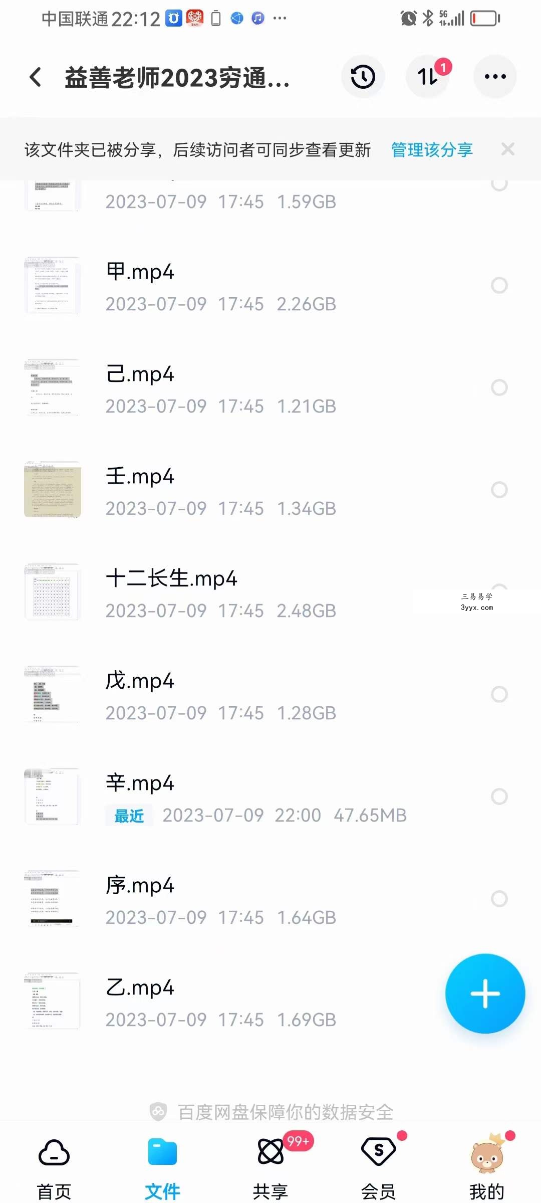 2023年 益善老师丰道人盲派金碗银勺 十天干性格 盲人赋 22集+文档 资料图片
