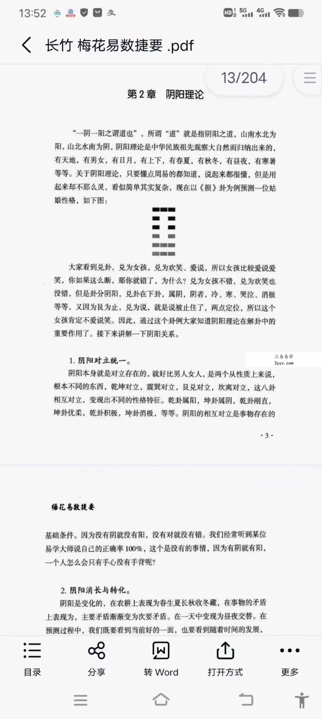 长竹 梅花易数捷要204页 资料图片