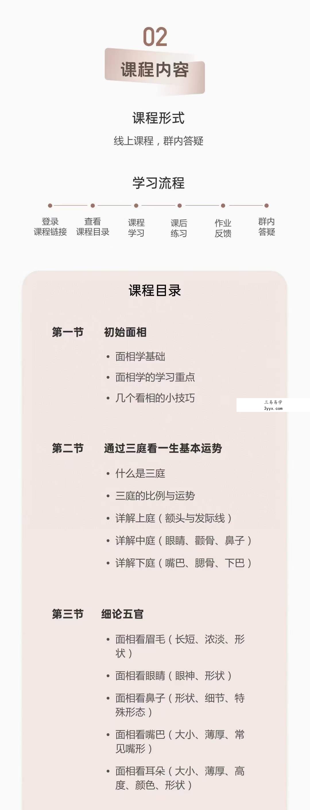 鱼小姐团队 海月老师面相课 从零开始学面相 11集 资料图片