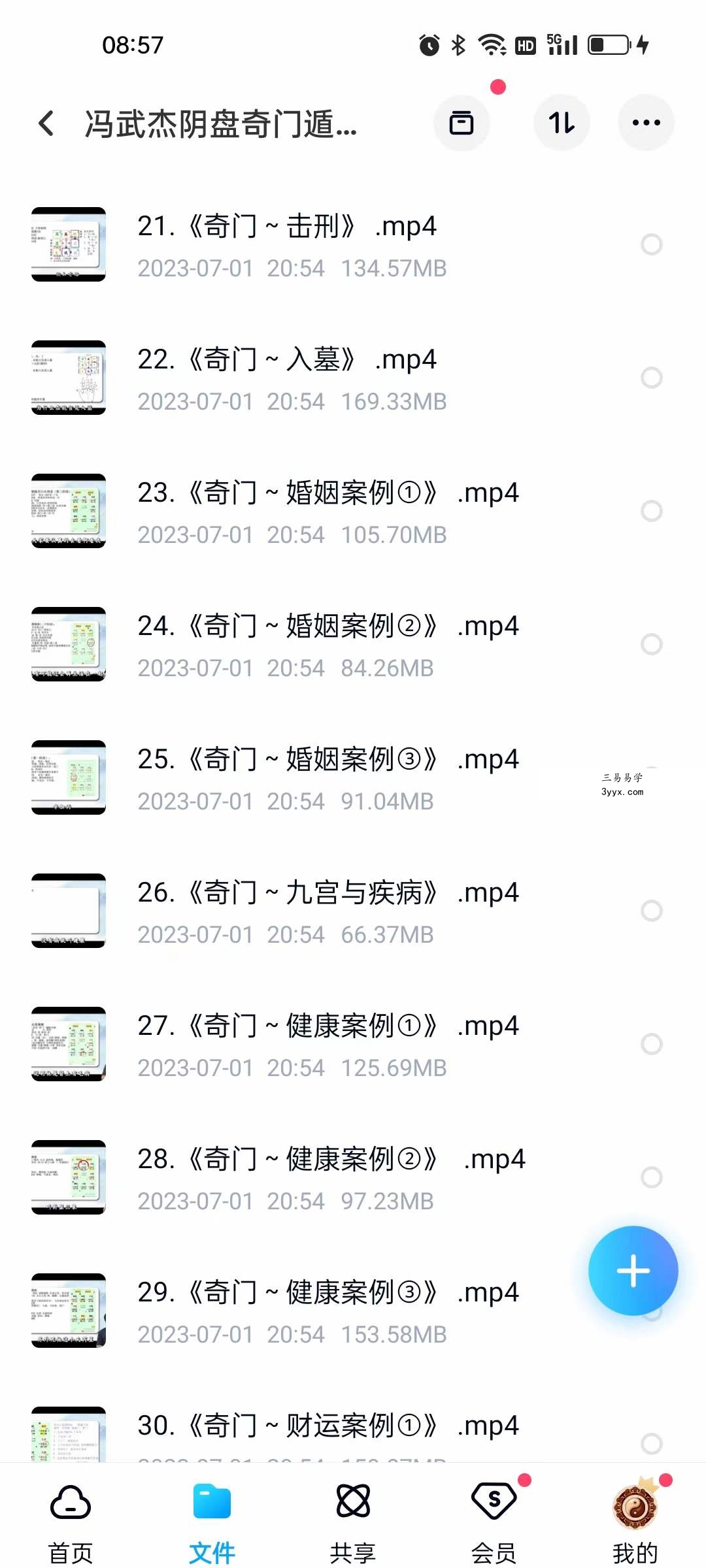 冯武杰阴盘奇门遁甲研修课 35集 资料图片