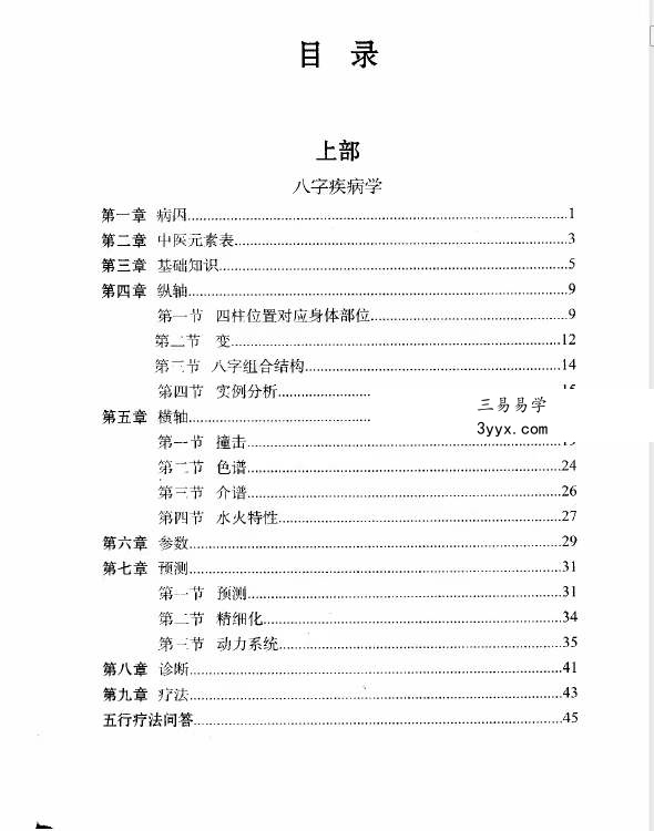 董介飞《八字疾病学》384页 资料图片