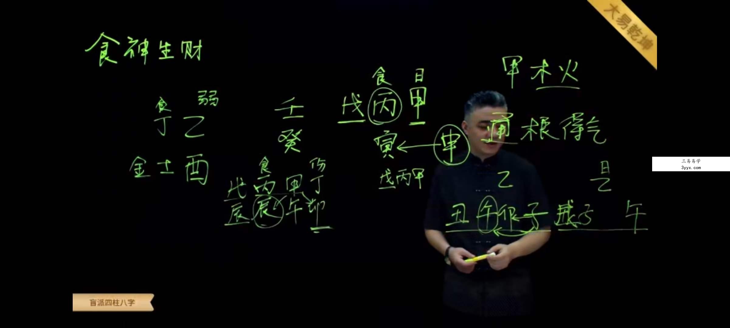 得真堂 九岳山人引力波大课堂《零基础学盲派四柱八字初级篇》29集 资料图片