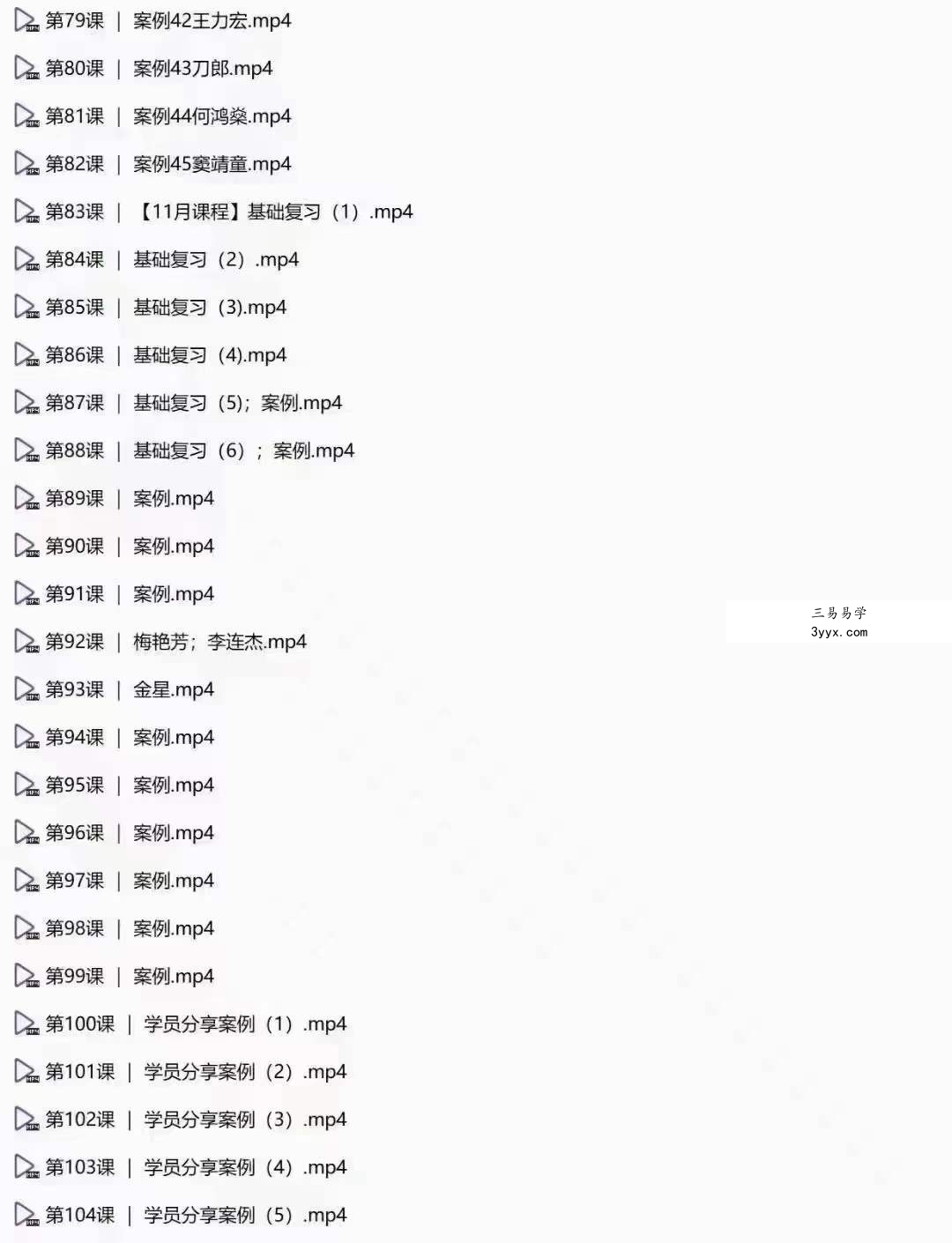 2020年翟家昆仑八字易学专业班 130集 资料图片
