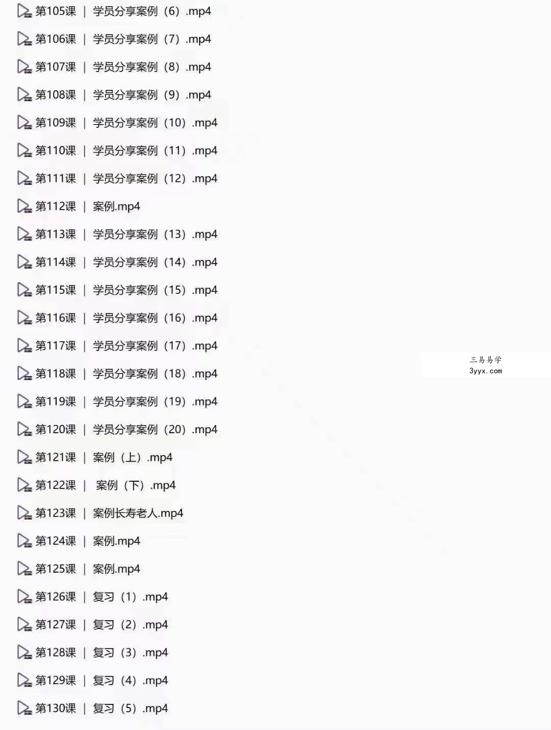 2020年翟家昆仑八字易学专业班 130集 资料图片