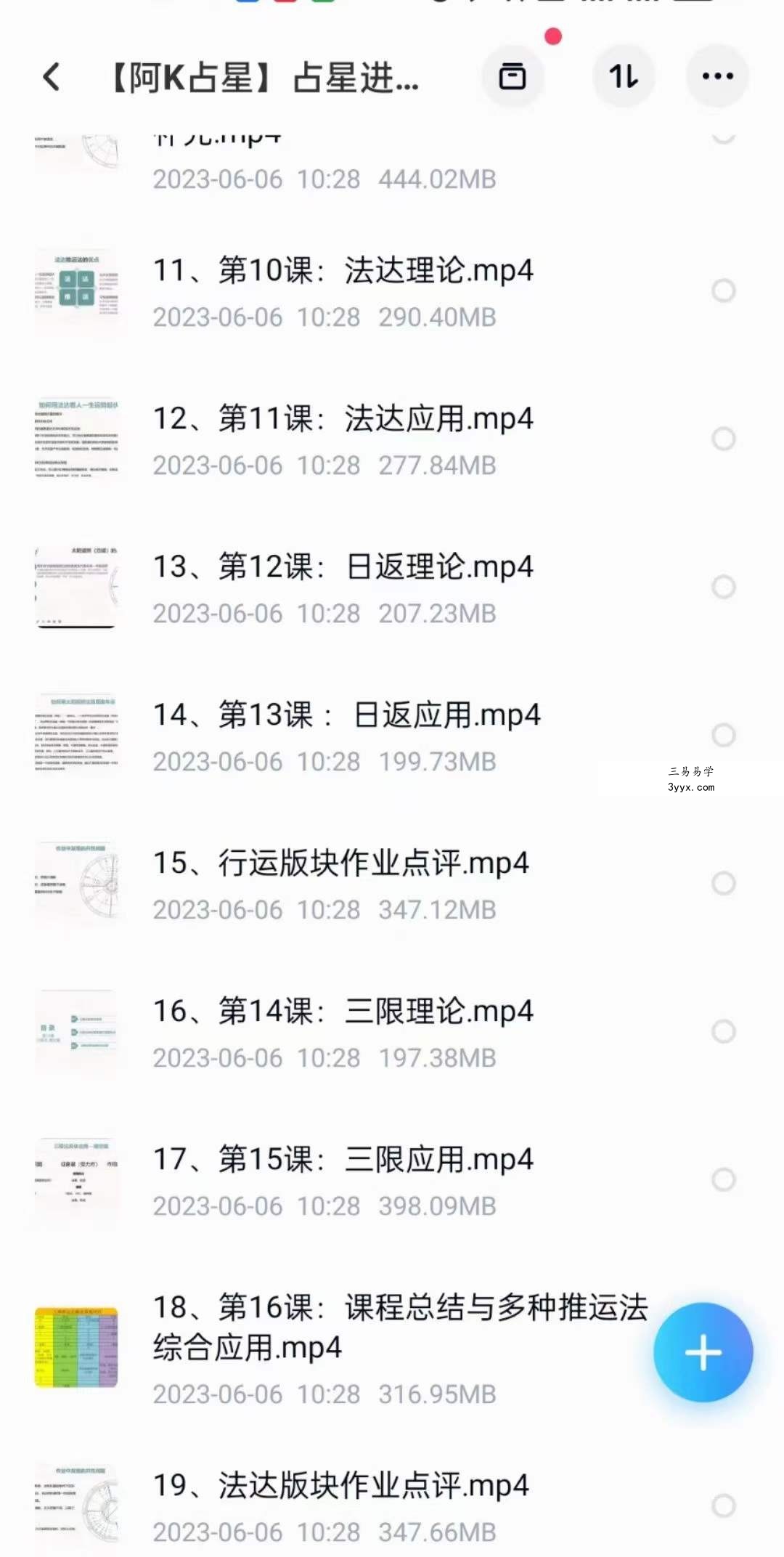 【阿K占星】占星进阶推运课19集 资料图片