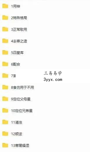 金镖门易尘2023年5月最新基础课-旺衰取用 资料图片