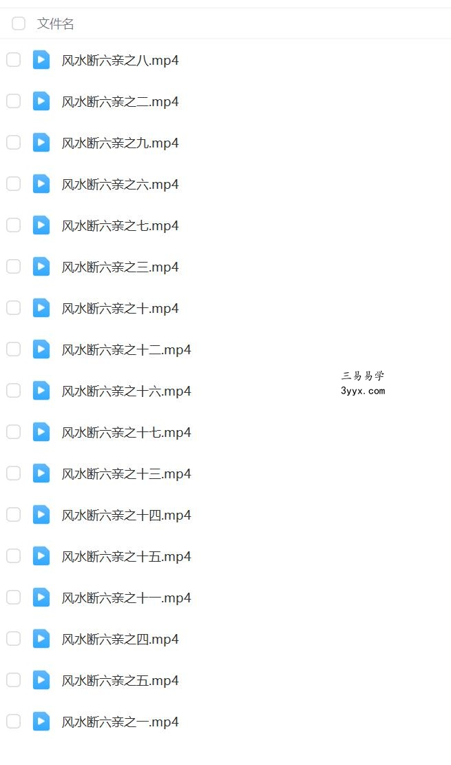 金镖门易星风水断六亲17集 资料图片