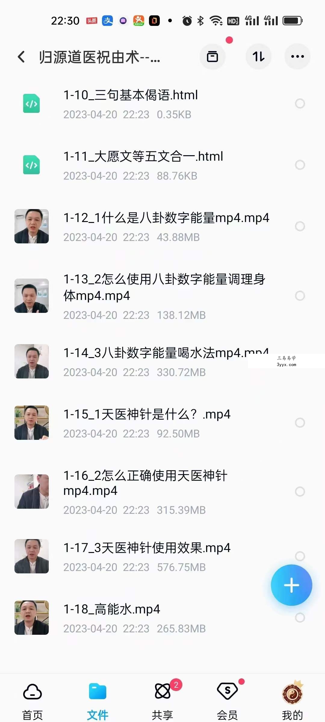 归源道医祝由术 高级进修班 资料图片