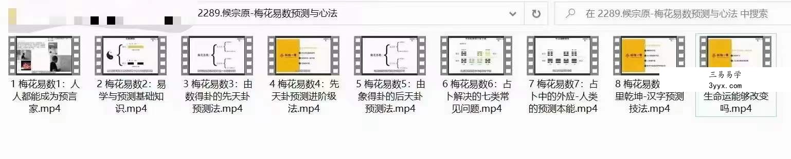 侯宗原 梅花易数预测与心法小白到精通 资料图片