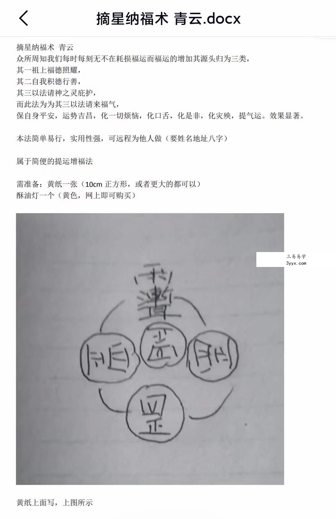 青云 摘星纳福术 资料图片