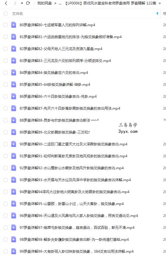 辰戌风水堂金秋老师罗盘使用 罗盘精解 122集 资料图片