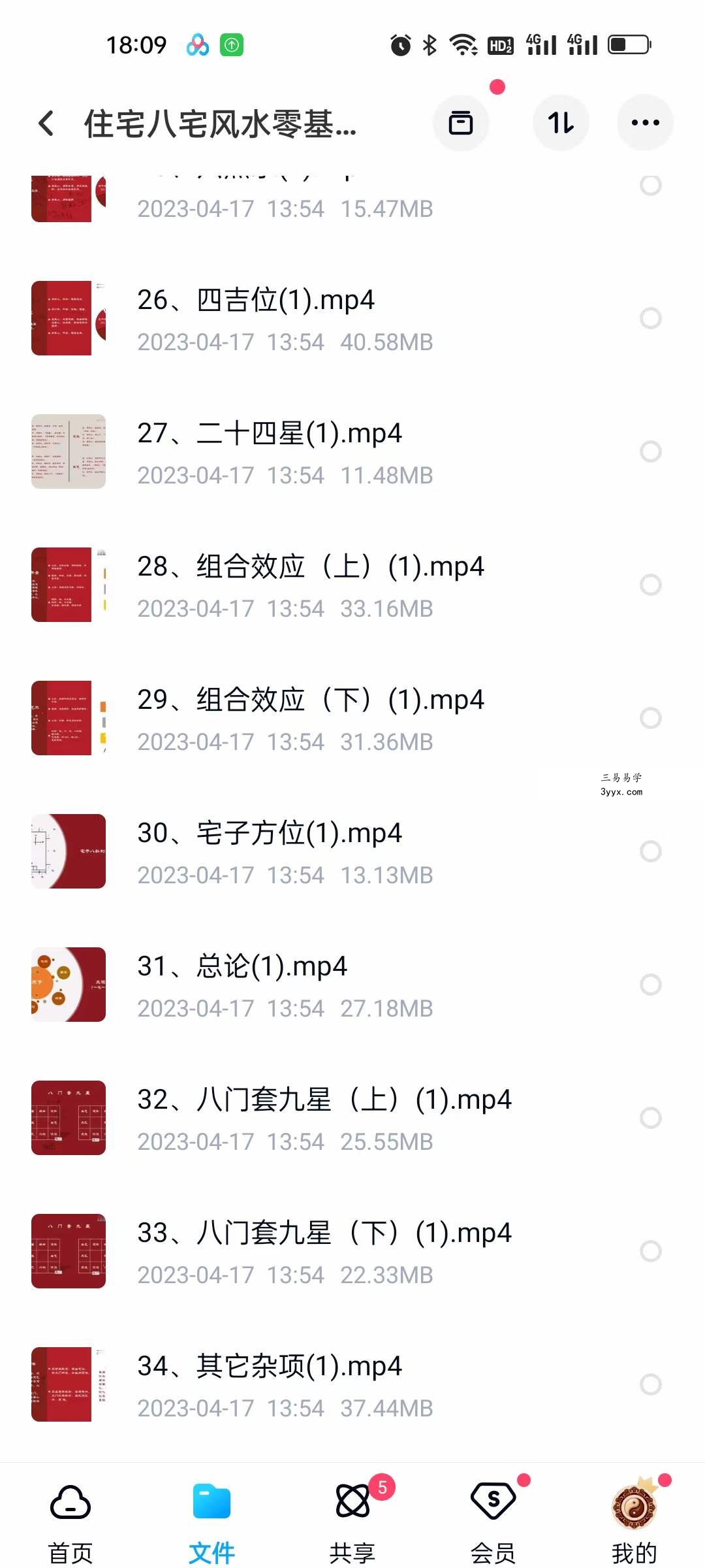 住宅八宅风水零基础教学34集 资料图片
