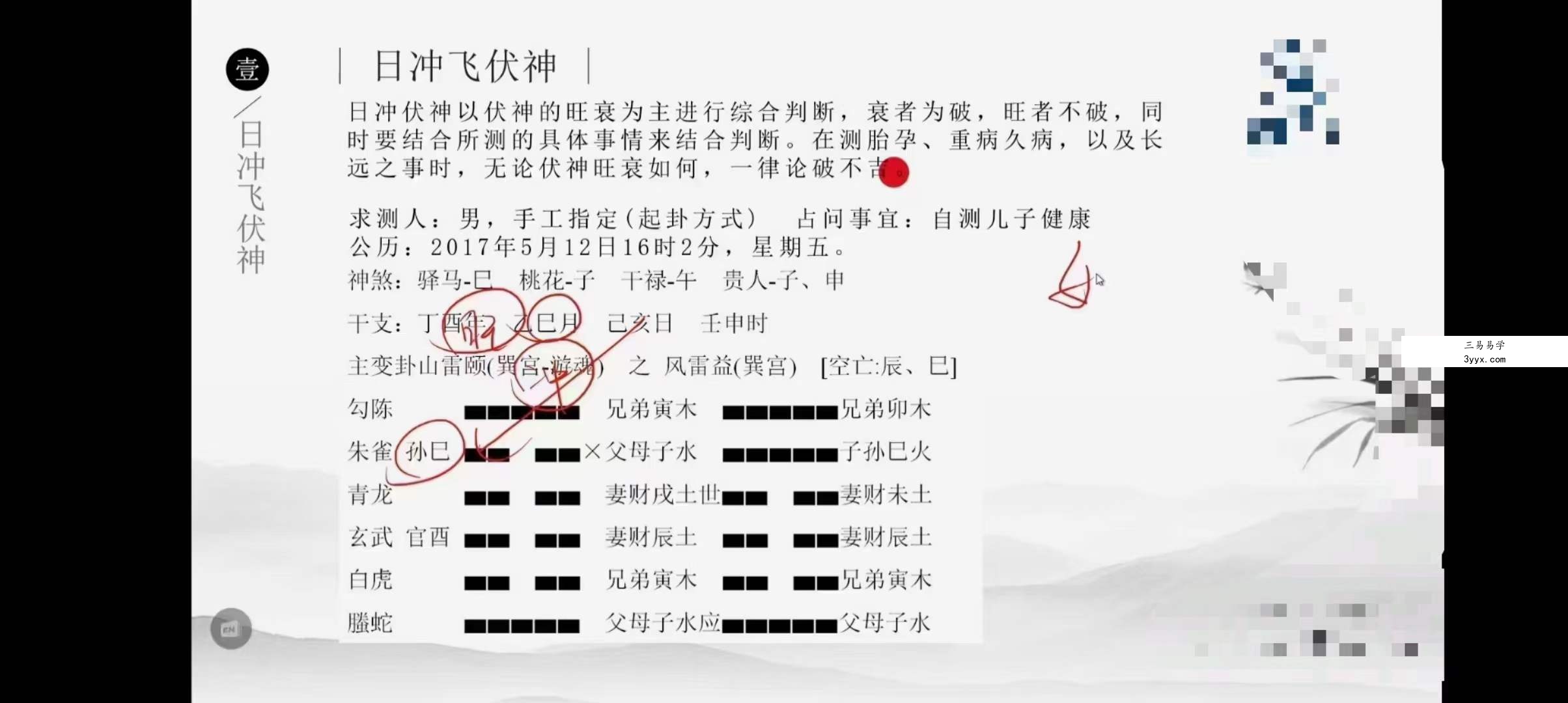 孔明老师《六爻内部班理象高级课》16集 资料图片