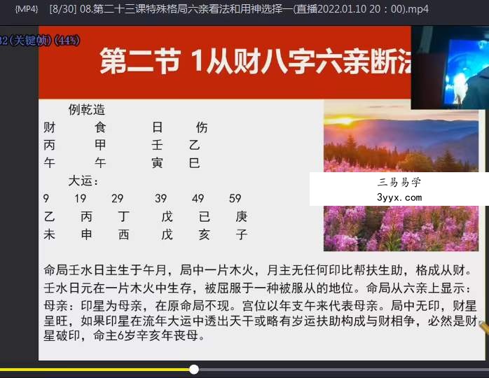 张一勺命理归真全套课程81集视频 资料图片