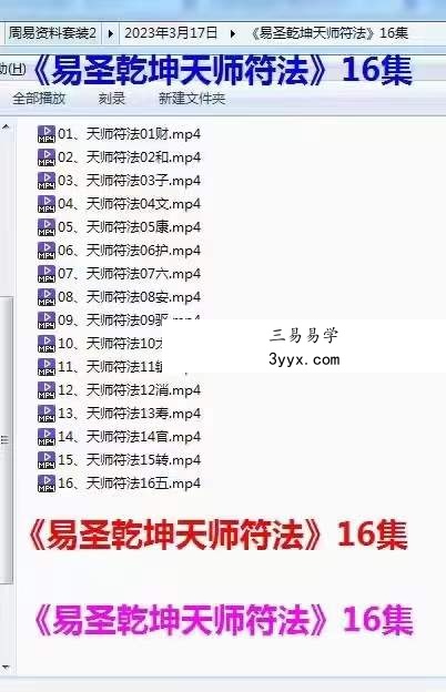 《易圣乾坤天师符法》16集 资料图片