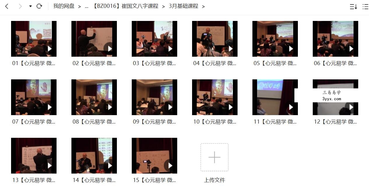 崔国文八字课程 资料图片