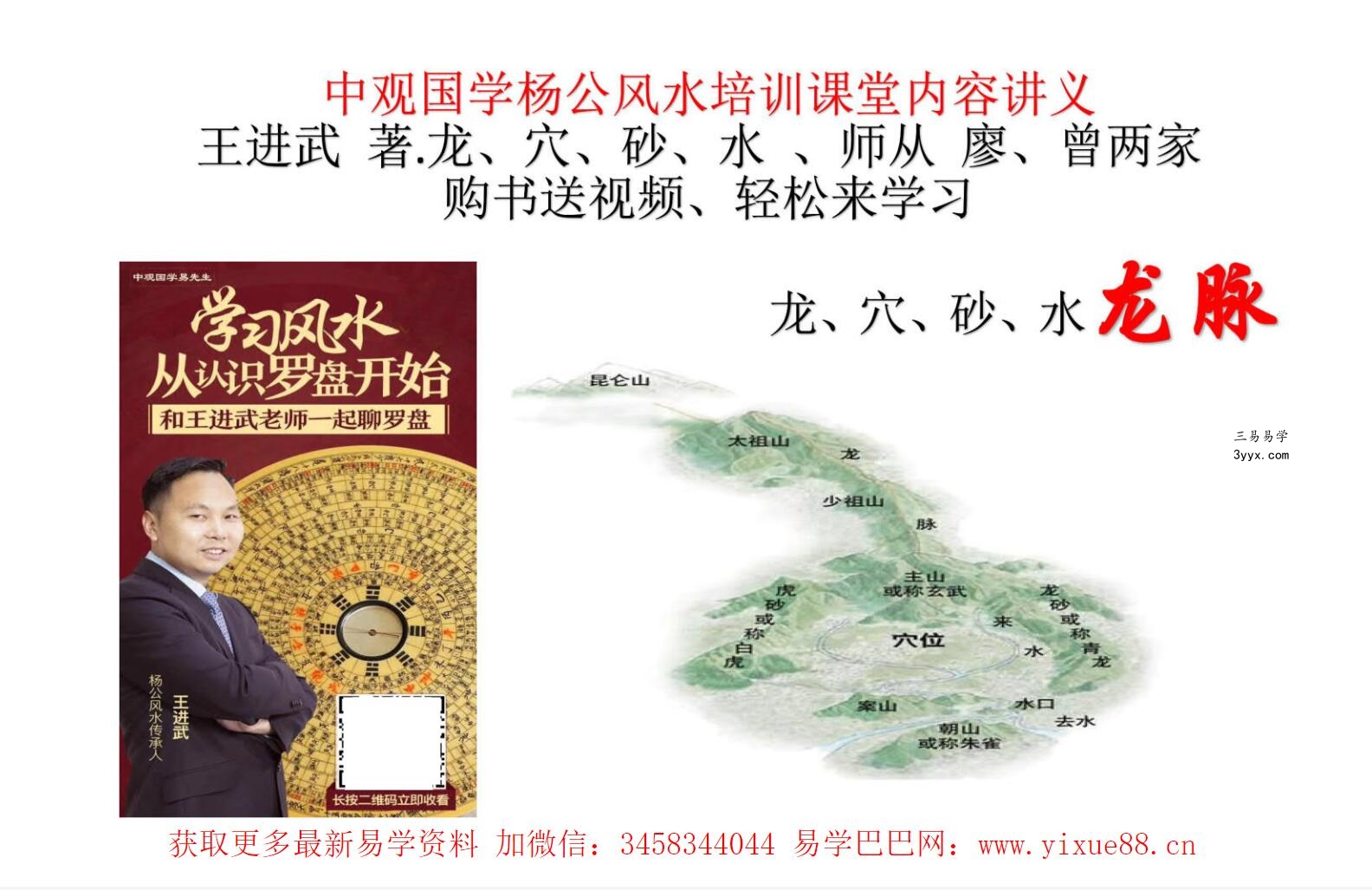 王进武 风水培训内容讲义 资料图片