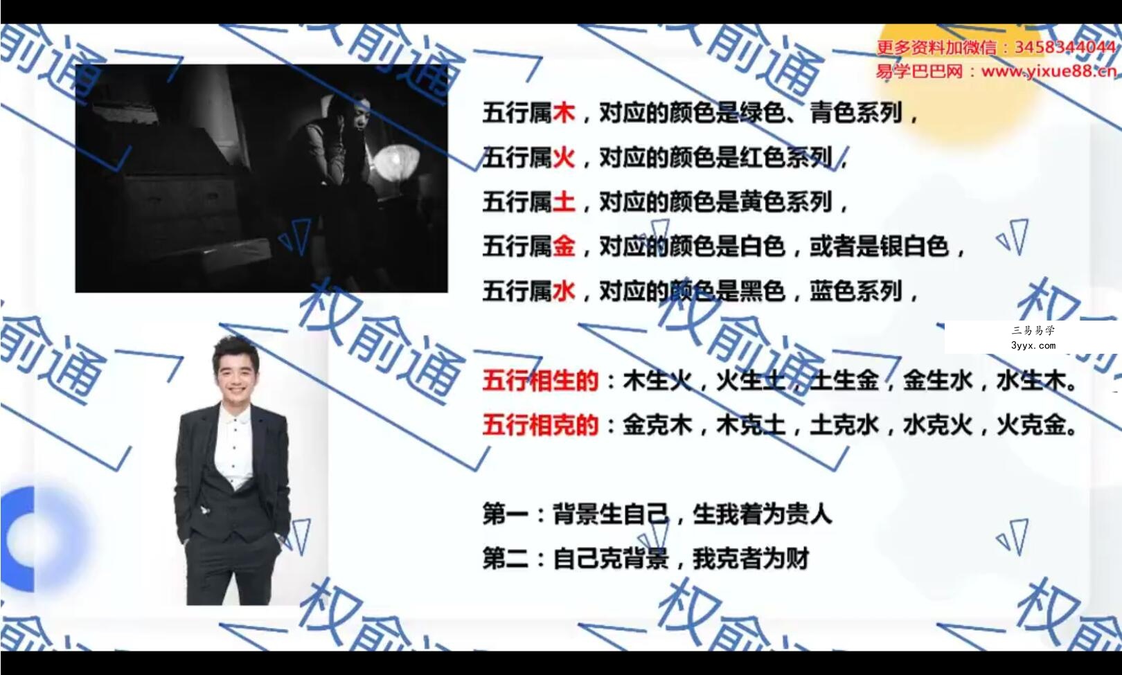 权俞通微信头像断吉凶初级班 4集 资料图片
