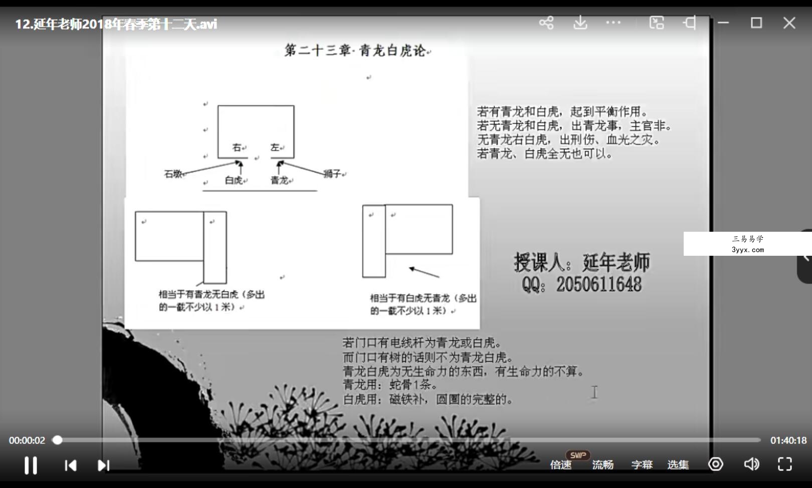 祖源风水传承延年老师视频课程最新2018版 移动云盘下载 资料图片