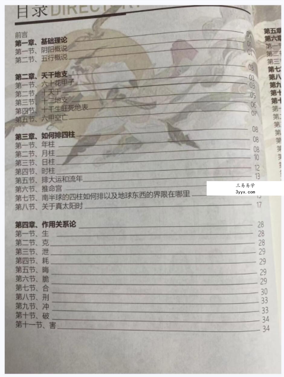 夏光明 真传八字基础核心教程 139页 资料图片