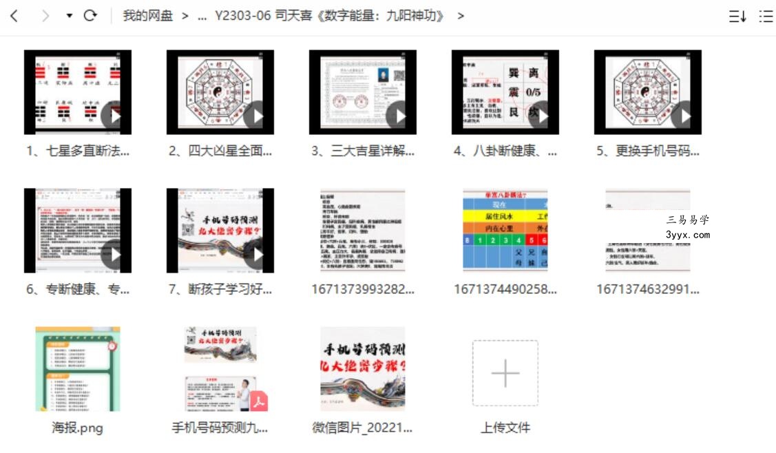 司天喜《数字能量:九阳神功》 资料图片