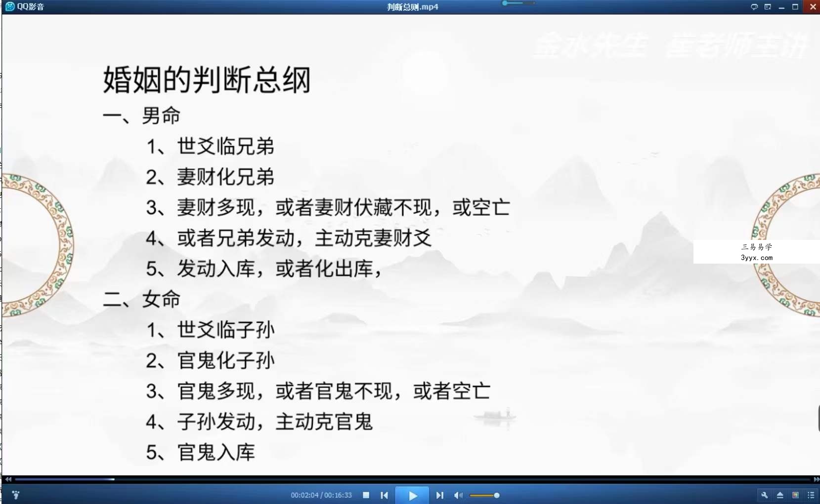 催（崔）文举老师《民间六爻神断》课程18集视频 资料图片