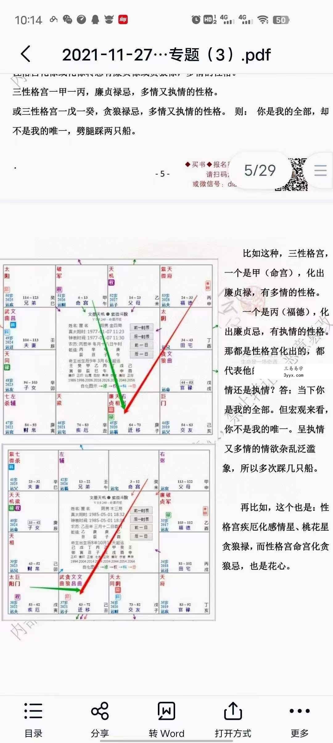 调调飞星紫薇斗数 入门+进阶 资料图片