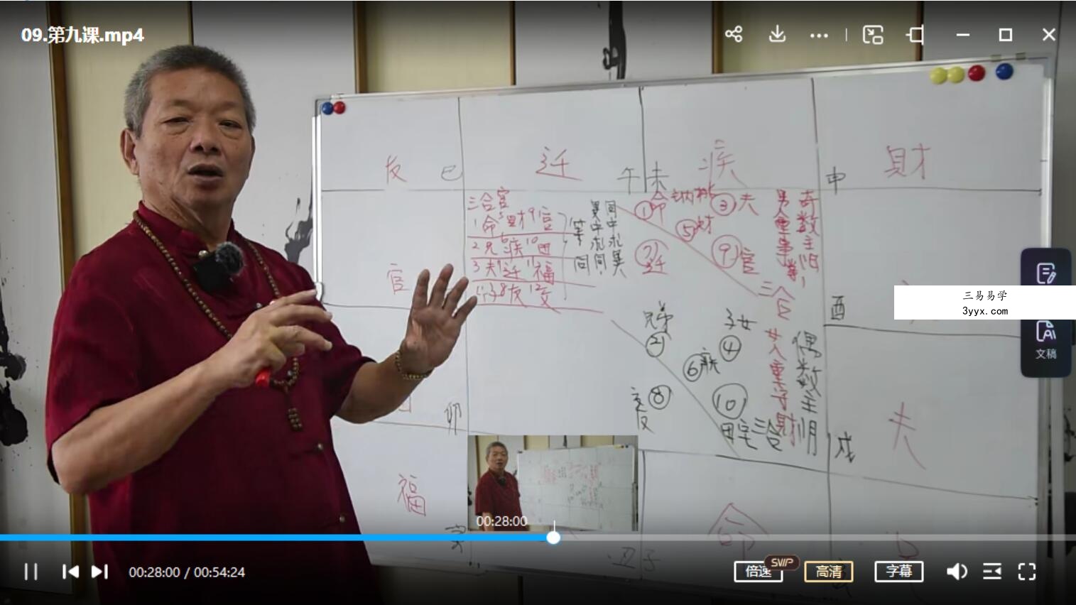 黄天福的华山钦天紫微斗数2022 初级班 11集 资料图片