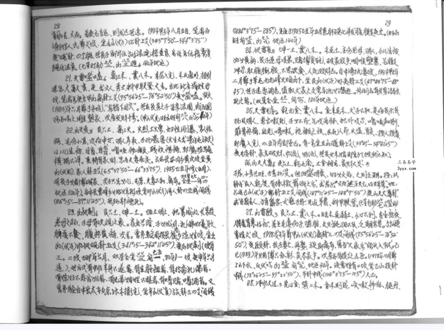 罗经生死门秘本.pdf 钢笔手抄 玄空大卦择日法 抽爻换象变运法 夸克网盘下载 资料图片