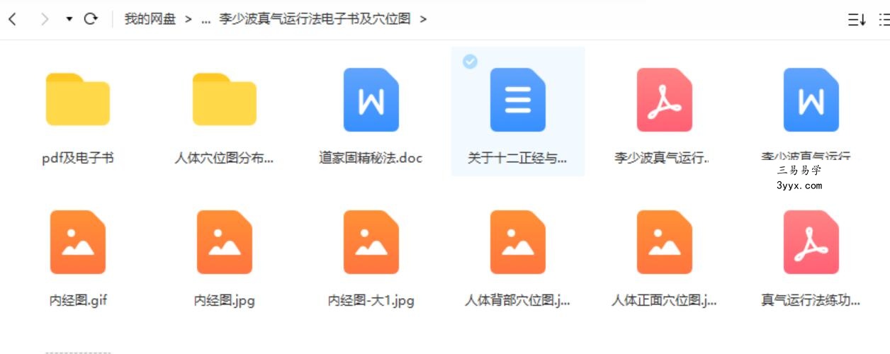 李少波真气运行法20天打通任督二脉 夸克网盘下载 资料图片