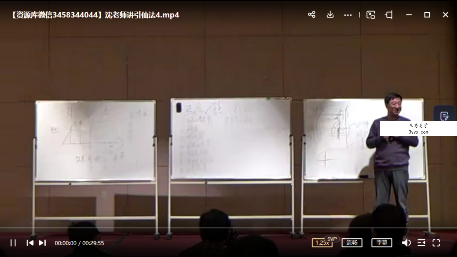 沈志刚老师-灵宝通智能内功术升降开合-引仙法视频 资料图片