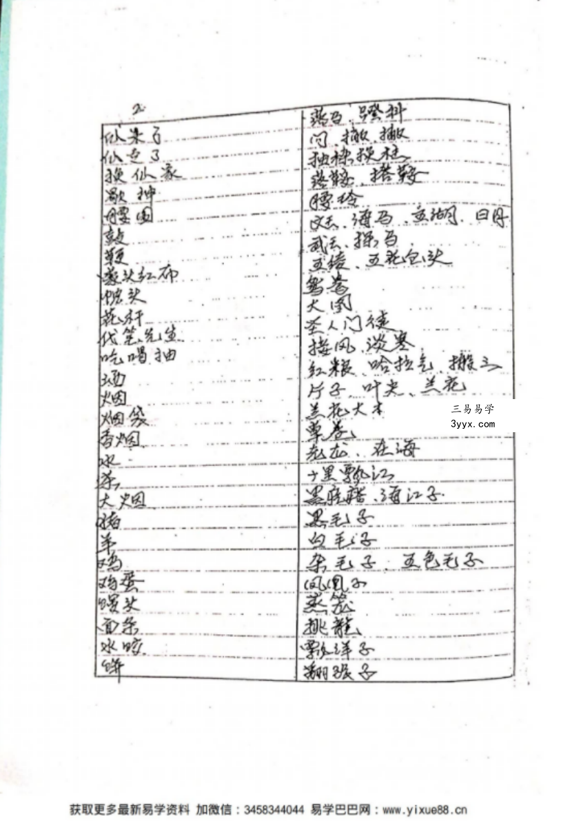 出马仙老大神口述秘籍 资料图片