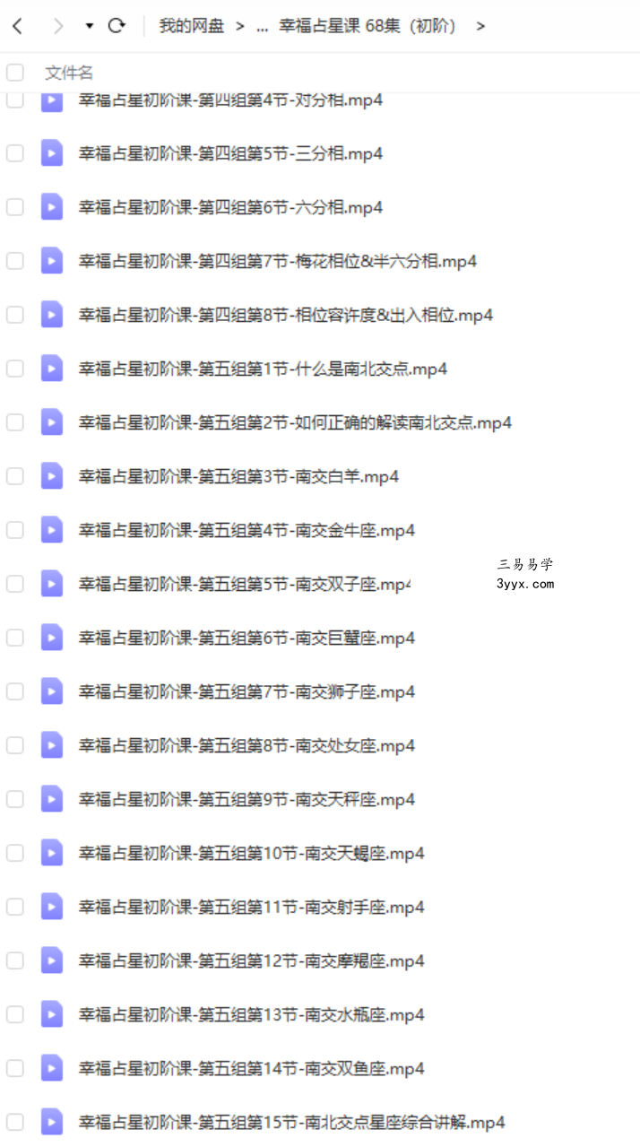 李妍（理想国的女巫）现代幸福占星学课堂 初阶+中阶 资料图片