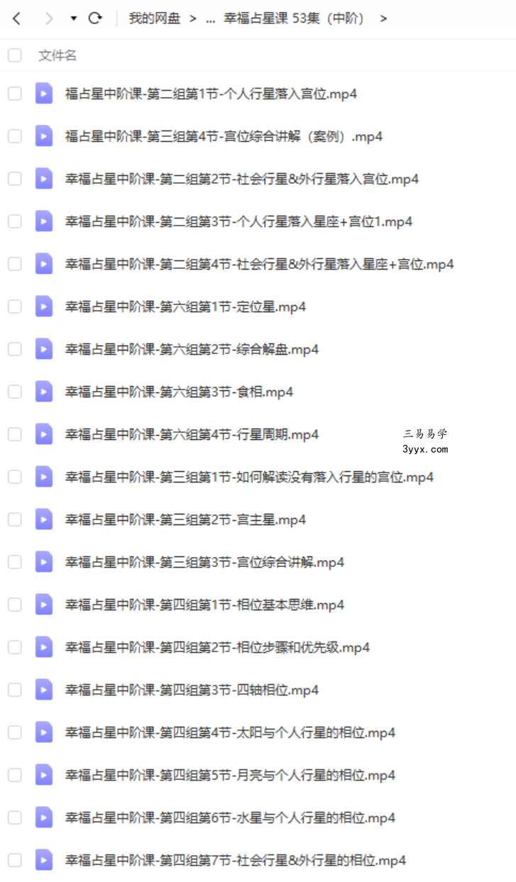 李妍（理想国的女巫）现代幸福占星学课堂 初阶+中阶 资料图片