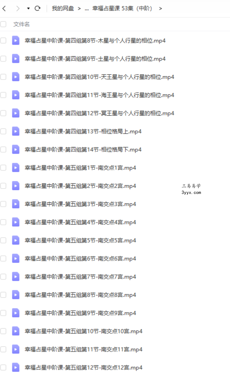 李妍（理想国的女巫）现代幸福占星学课堂 初阶+中阶 资料图片