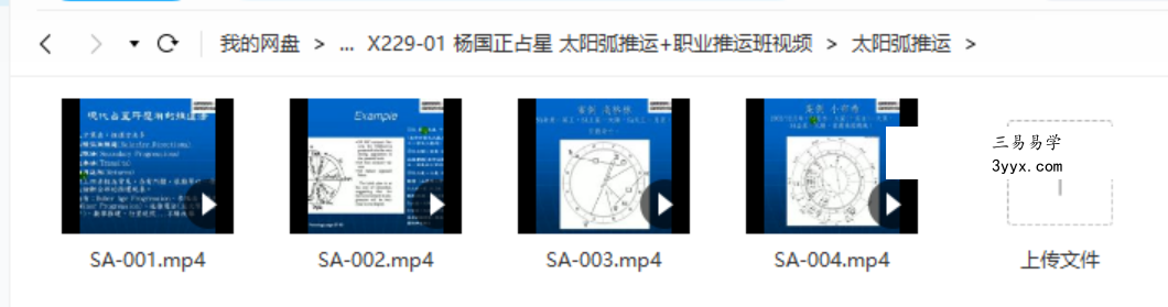 杨国正占星 太阳弧推运+职业推运班视频 资料图片